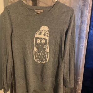 Banana republic sweater owl